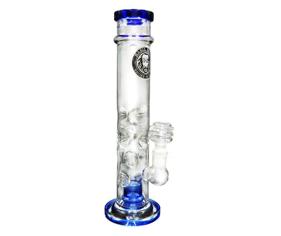 HEAVY DUTY GLASS PERCOLATOR BONG W ICE PICKS 30CM