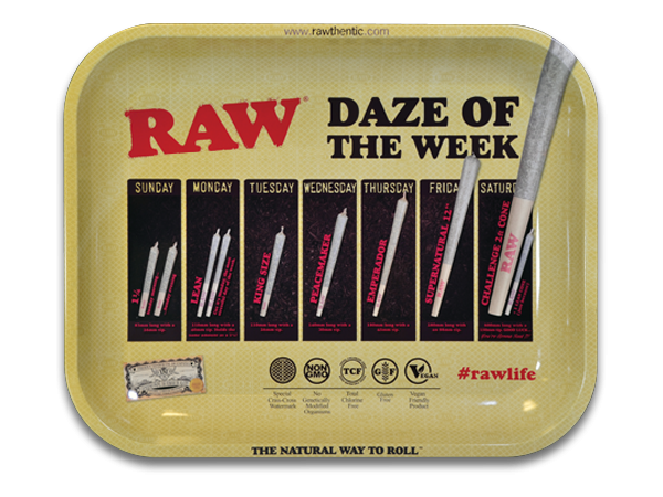 RAW DAZE METAL ROLLING TRAY