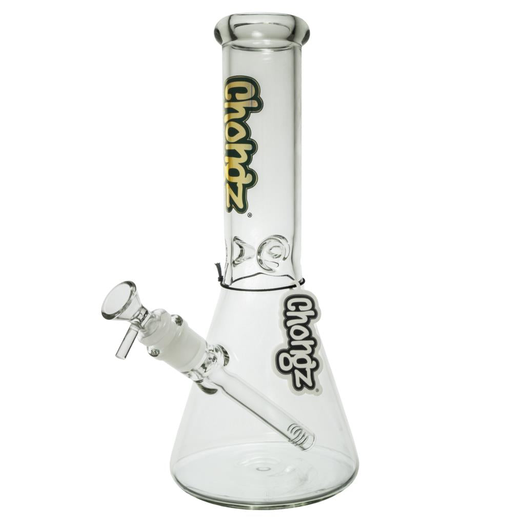 CHONGZ 30CM 5MM GLASS "SOLID GONE" WATERPIPE ICE CLEAR ACCENTS