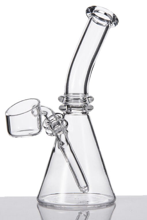 QUARTZ BEAKER W BEND OBLIQUE BOWL 12.8CM - SeedySide