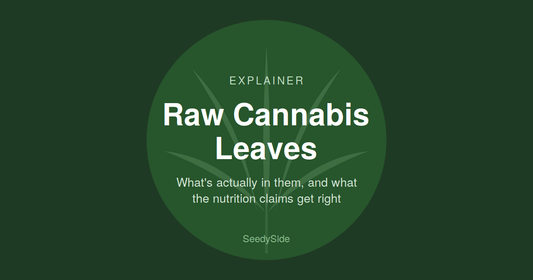 Raw Cannabis Leaves: What's Actually in Them, and What the Nutrition Claims Get Right - SeedySide