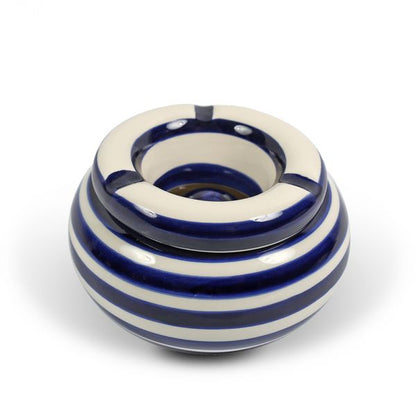 CERAMIC DUO STRIPES ASHTRAY