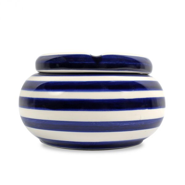 CERAMIC DUO STRIPES ASHTRAY