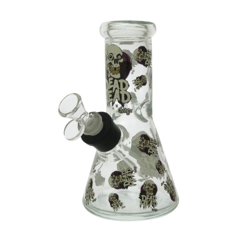 CHONGZ GLASS 20CM GLOW SERIES "DEAD HEAD" WATERPIPE