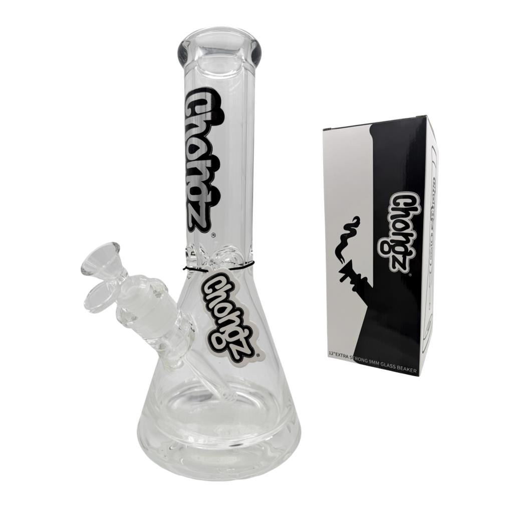 CHONGZ GLASS 30CM "TYSON" SUPER TOUGH 9MM BEAKER WATERPIPE