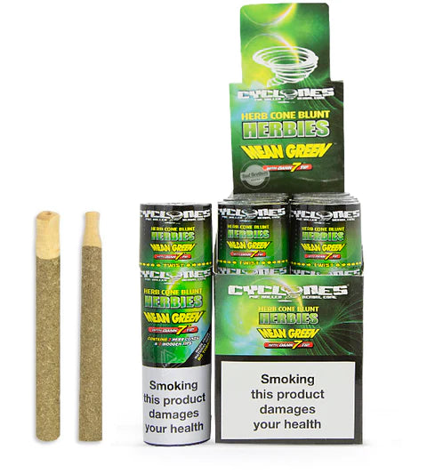 CYCLONE HERBIES MEAN GREEN HEMP CONES 2PK