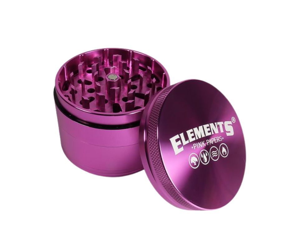 ELEMENTS 4PT 65MM METAL PINK GRINDER