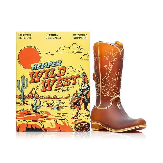 Hemper Wild West Cowboy Boot XL Bong