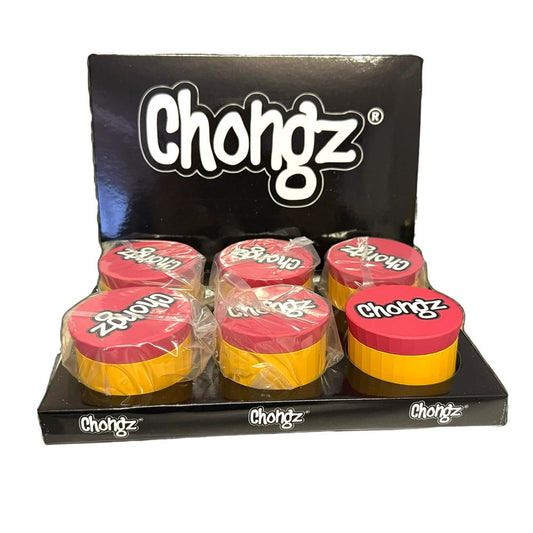 CHONGZ 63MM SOFT TOUCH "LIVELY" RASTA 4 PT GRINDER