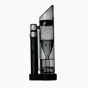 PILLAR PIVOT BUBBLER - SMOKE