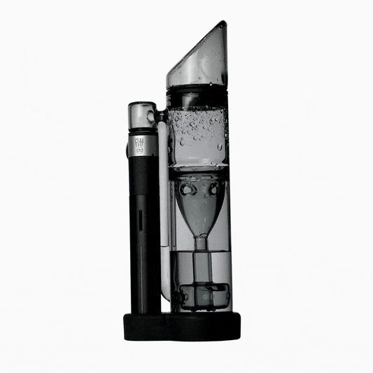 PILLAR PIVOT BUBBLER - SMOKE