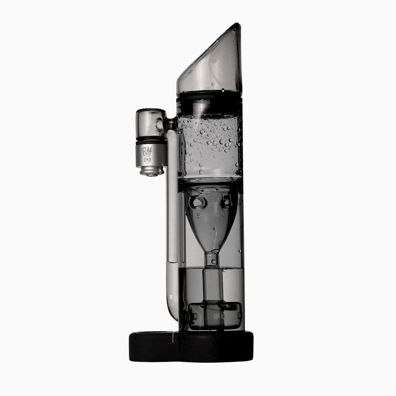 PILLAR PIVOT BUBBLER - SMOKE