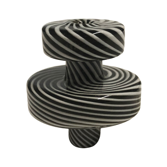 CHONGZ "SOULDIER OF FORTUNE" B&W GLASS CARB CAP