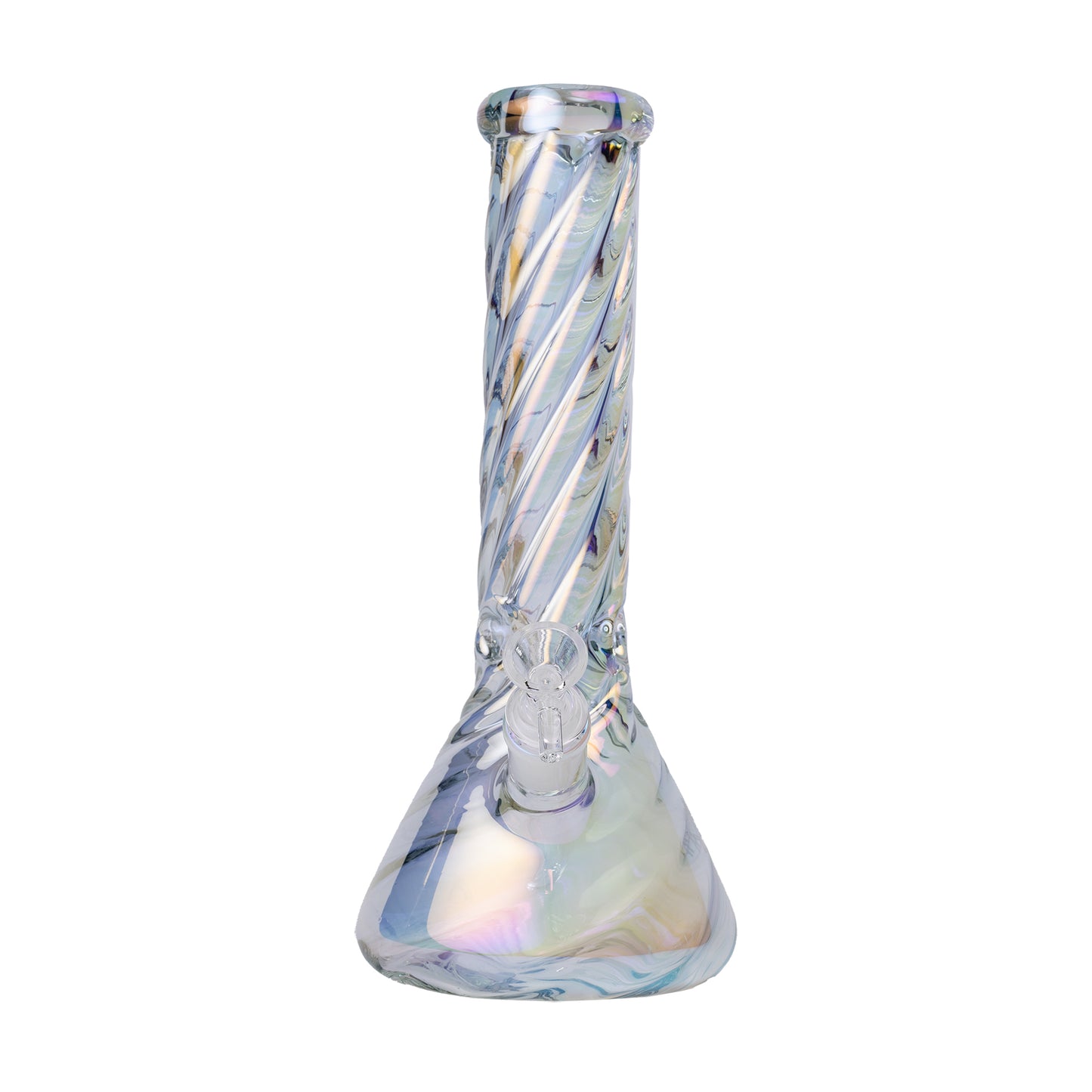 TWISTED IRIDESCENT BEAKER