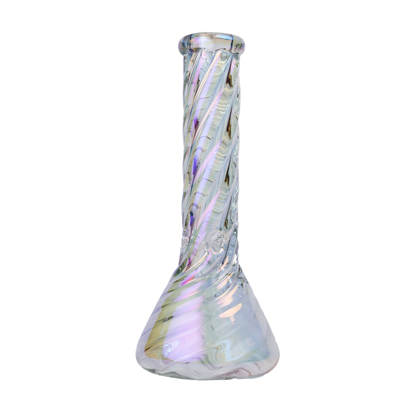 TWISTED IRIDESCENT BEAKER