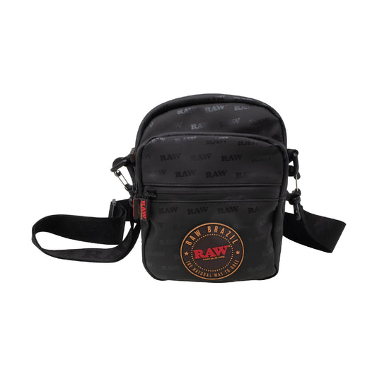 RAW BRAZIL CROSS BODY BAG - BLACK