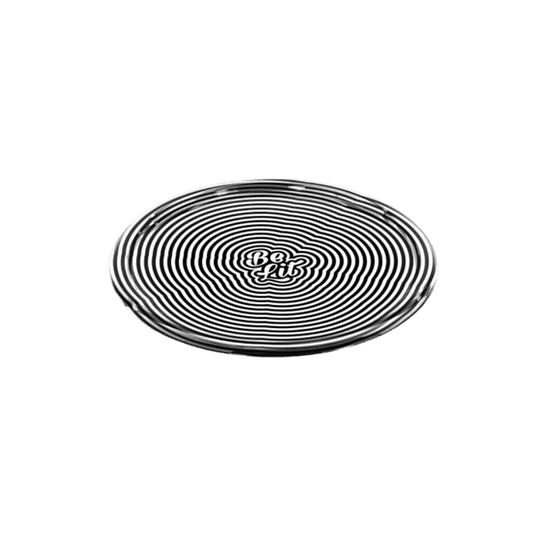 BE LIT ROUND ROLLING TRAY - RIPPLE - SeedySide