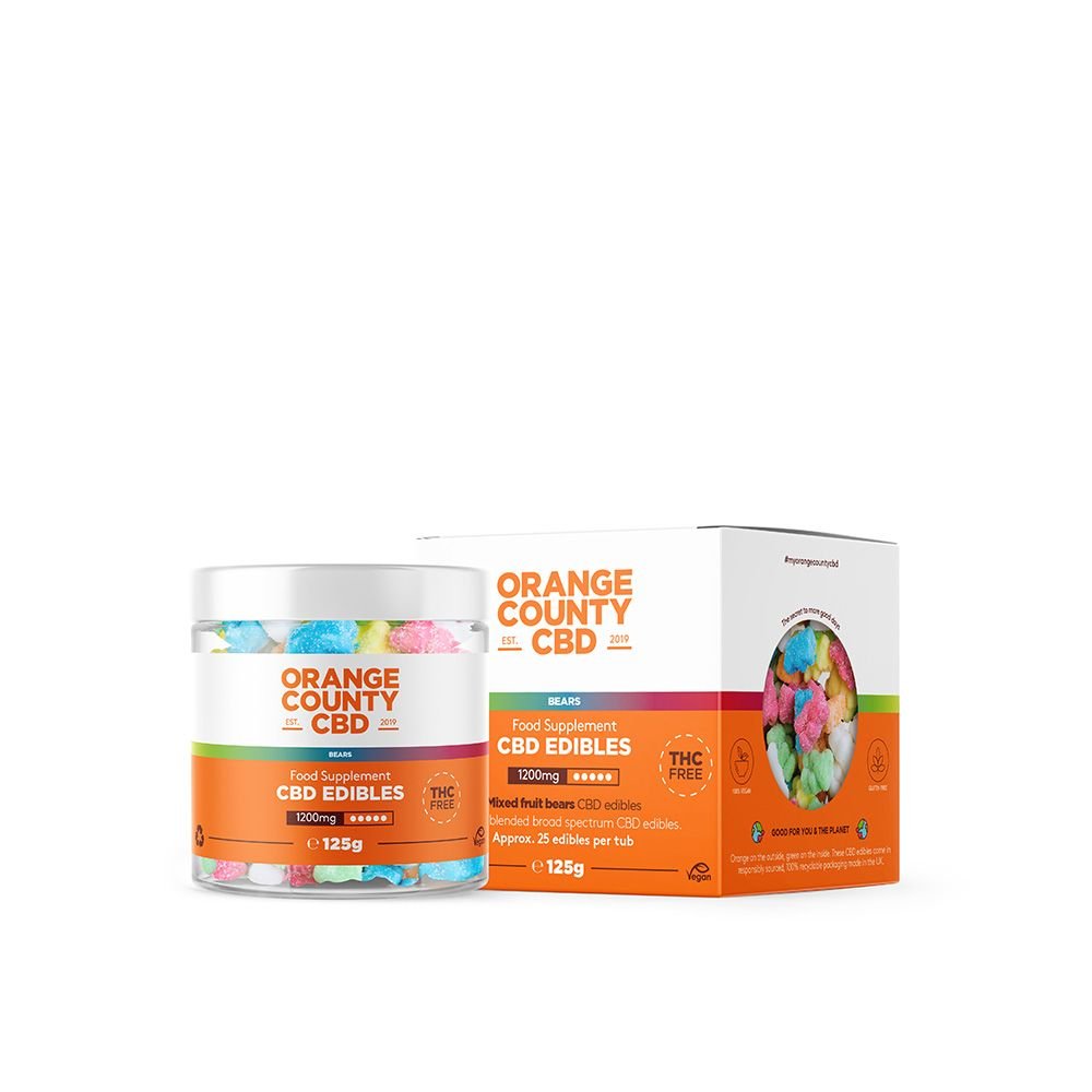 CBD GUMMY'S 1200MG SMALL TUB - SeedySide