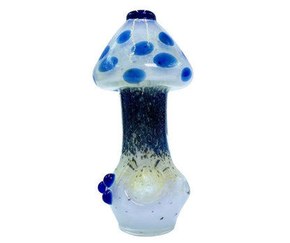 COLOURED GLASS PIPE 3" MUSHROOM DESIGN - SeedySide
