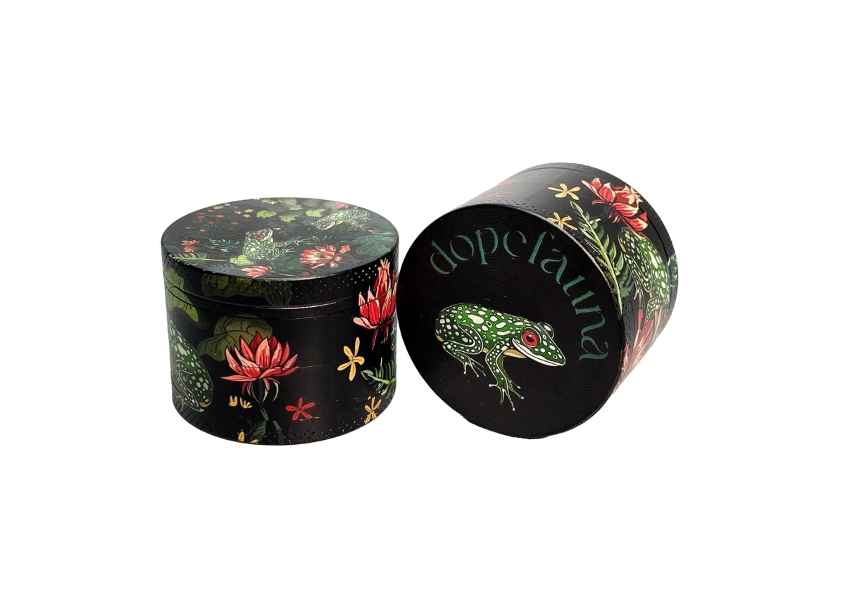 DOPEFAUNA 55MM 4 PT GRINDER - FROG DESIGN - SeedySide