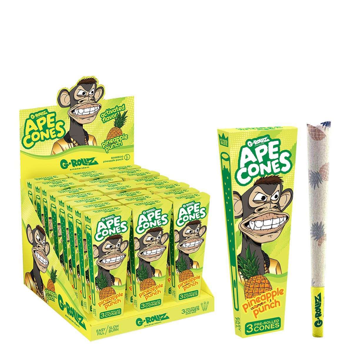 G - ROLLZ - POP ACTIVATED APE CONES - SeedySide