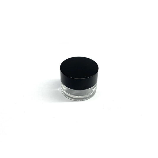 GLASS JAR - ROUND CLEAR 5ML - SeedySide
