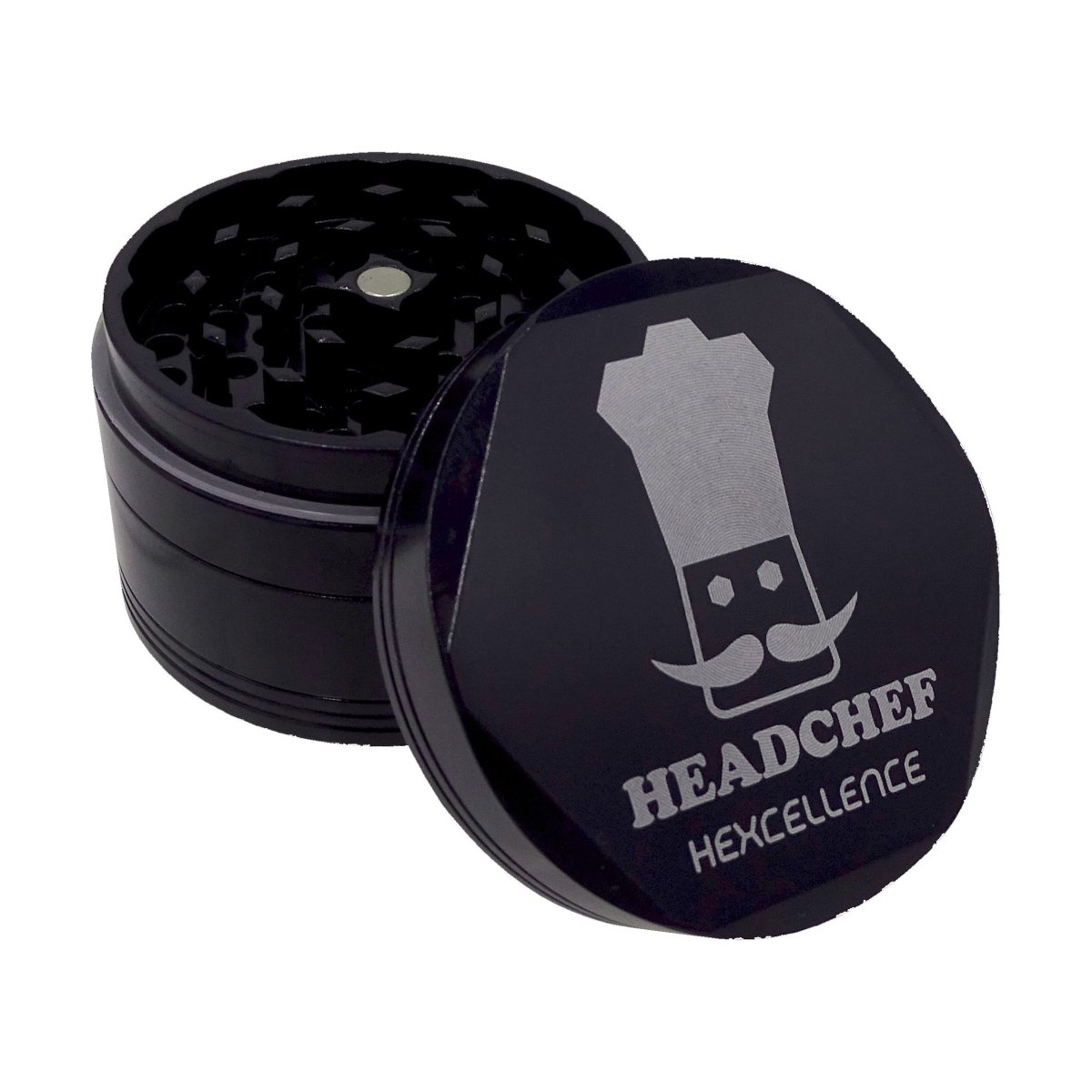 HEADCHEF HARDCORE HEXCELLENCE 62MM 4PT GRINDER - SeedySide