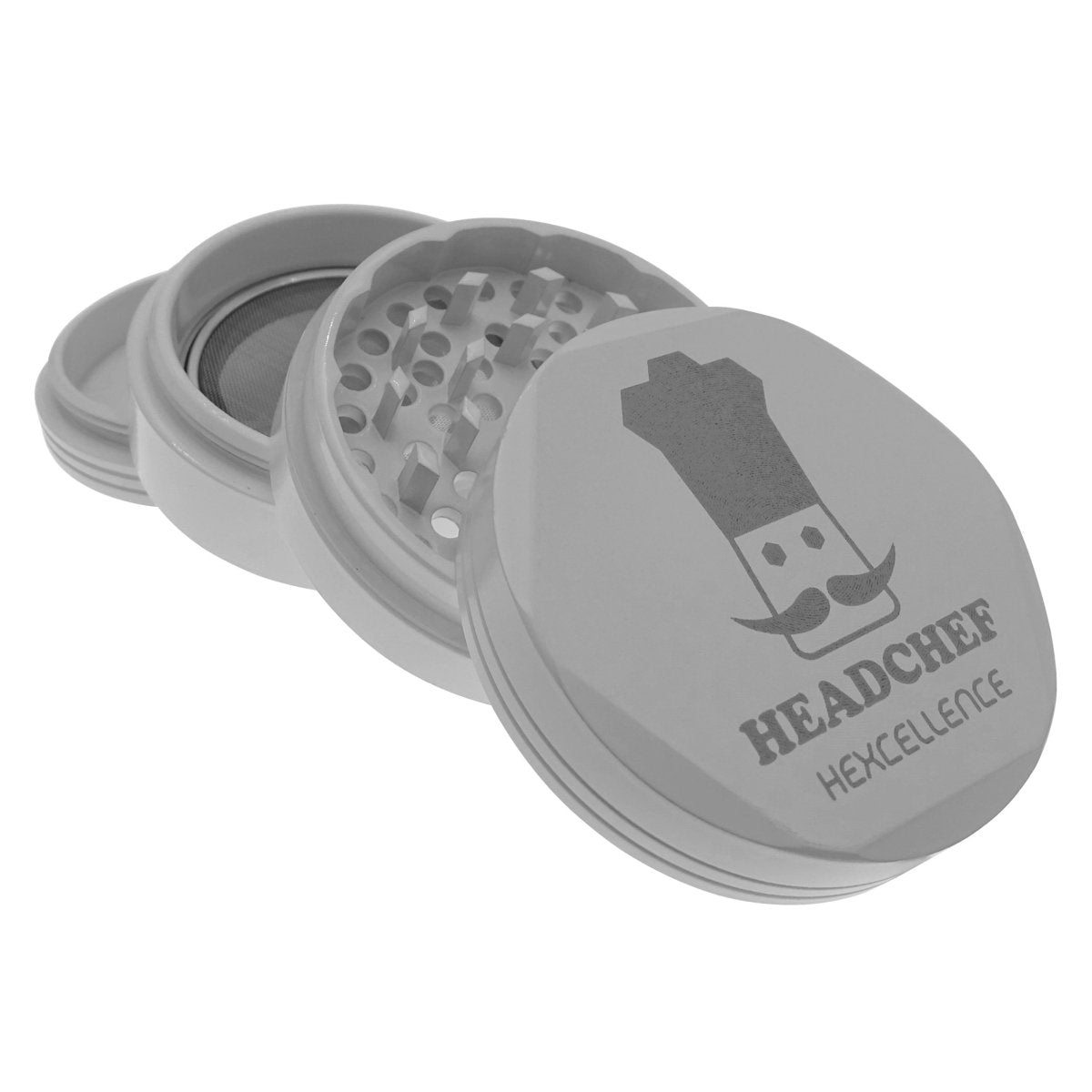 HEADCHEF HARDCORE HEXCELLENCE 62MM 4PT GRINDER - SeedySide