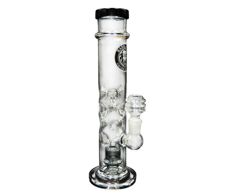 HEAVY DUTY GLASS PERCOLATOR BONG W ICE PICKS 30CM - SeedySide