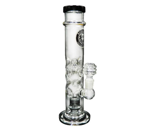 HEAVY DUTY GLASS PERCOLATOR BONG W ICE PICKS 30CM - SeedySide