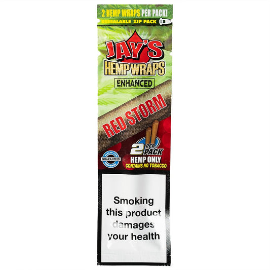 JUICY JAY RED STORM HEMP WRAPS - SeedySide