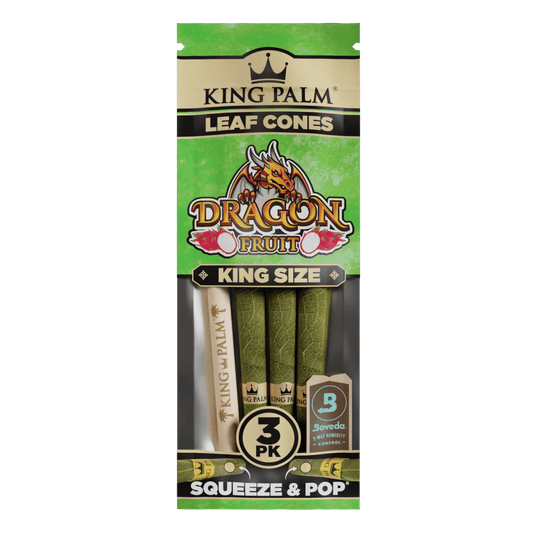 KING PALM 3PC CONES 109MM KS DRAGONFRUIT - SeedySide