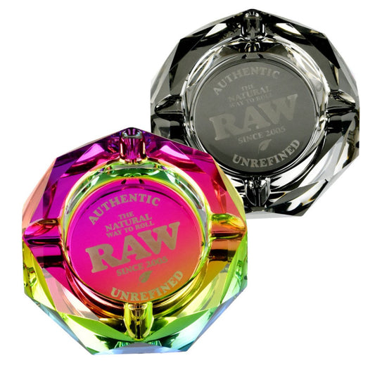 RAW COLOURED GLASS ASHTRAY - SeedySide