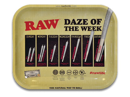 RAW DAZE METAL ROLLING TRAY - SeedySide