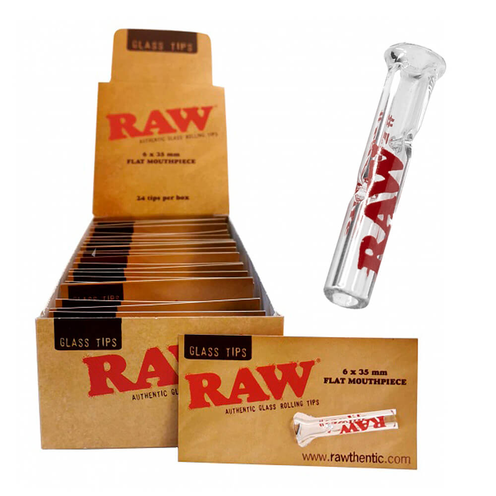 RAW ROUND GLASS TIPS 6MM X 34MM - SeedySide
