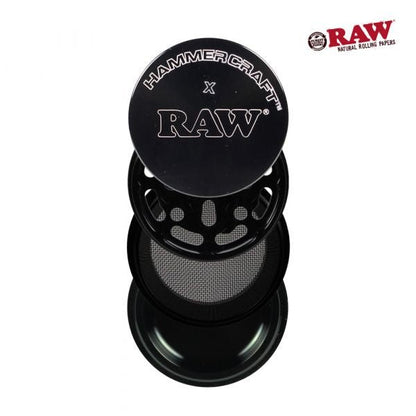 RAW X HAMMERCRAFT MEDIUM 55MM 4PT GRINDER - SeedySide