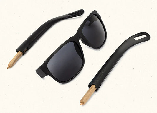 VICERAYS CLASSIC SUNGLASSES - PITCH BLACK - SeedySide